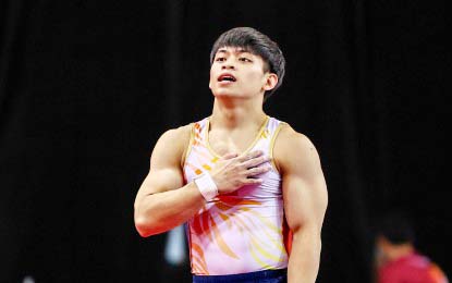 Yulo aims for Olympic medals in floor exercise, vault events