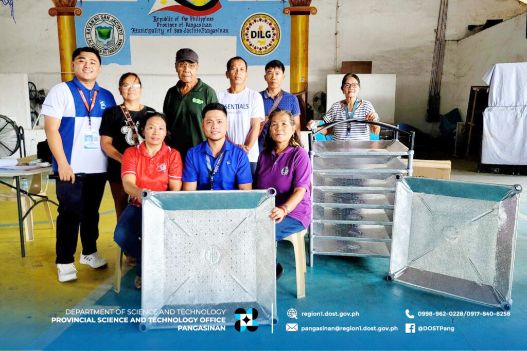 DOST 1 awards 15 units of drying technology to CEST beneficiaries in Pangasinan