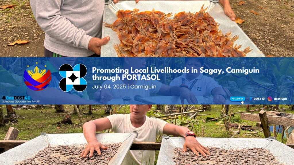 PROMOTING LOCAL LIVELIHOODS IN SAGAY, CAMIGUIN THROUGH PORTASOL
