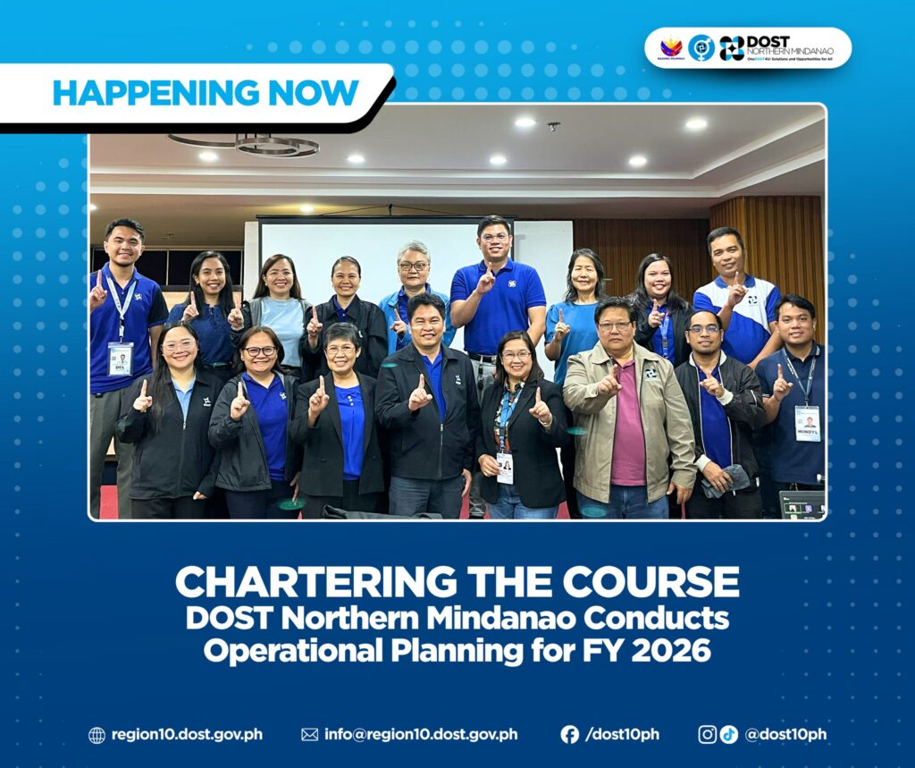 CHARTING THE COURSE: DOST NORTHERN MINDANAO SETS STRATEGIC DIRECTION FOR FY 2026