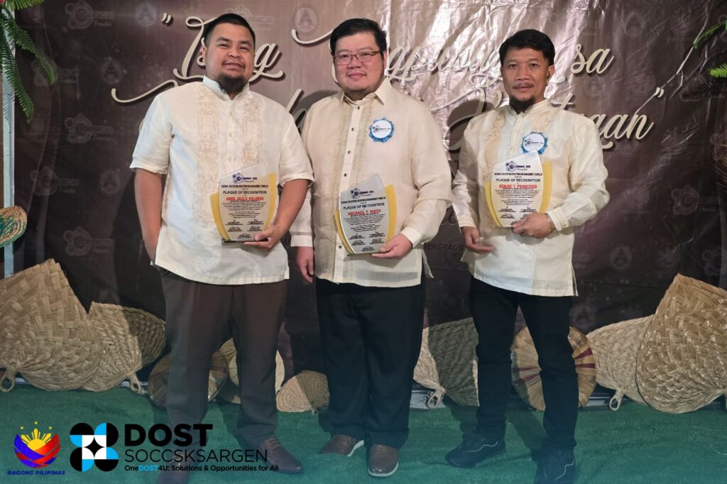 DOST XII RD MALAWAN AND DRR, FOCAL GAIN AWARDS DURING SOCCSKSARGEN DRRM REGOGNITION CEREMONY